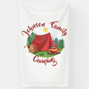 Personalised camping banner