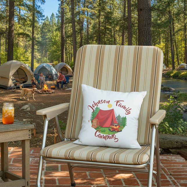 Personalised camping  cushion (Creator Uploaded)