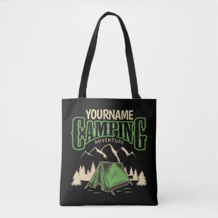 Personalised Camping Family Camp Trip Adventure Tote Bag