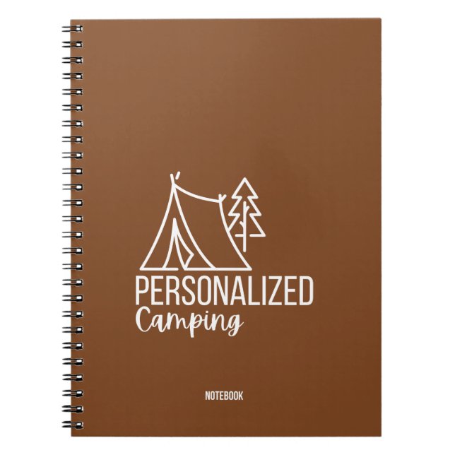 Personalised Camping Notebook (Front)