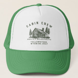 Personalised Camping Weekend Bachelorette Party Trucker Hat