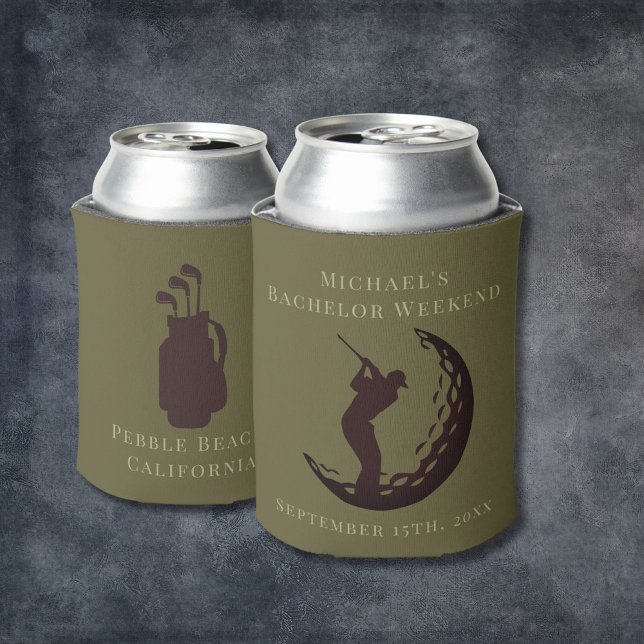 Personalised Can Cooler | Bachelor Golf Weekend (Creator Uploaded)