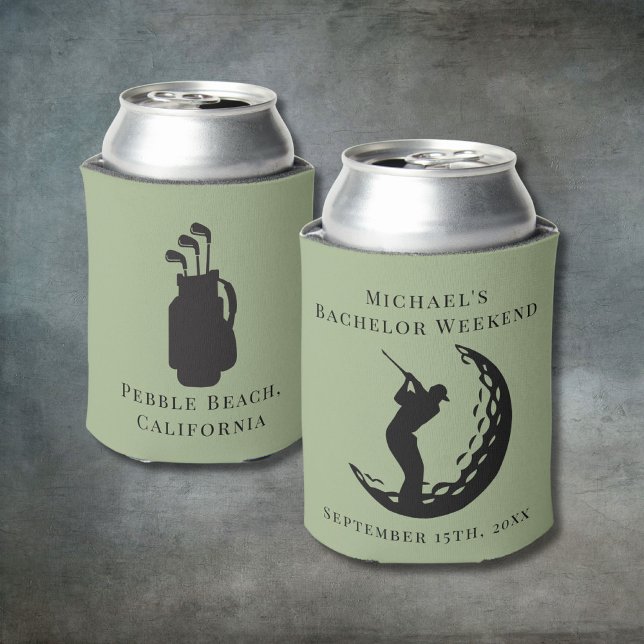 Personalised Can Cooler | Bachelor Golf Weekend (Creator Uploaded)
