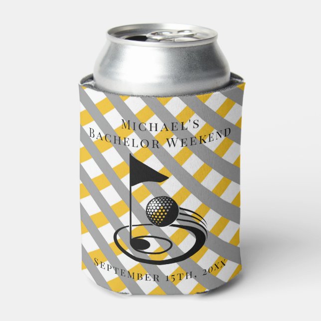 Personalised Can Cooler | Bachelor Golf Weekend (Can Front)