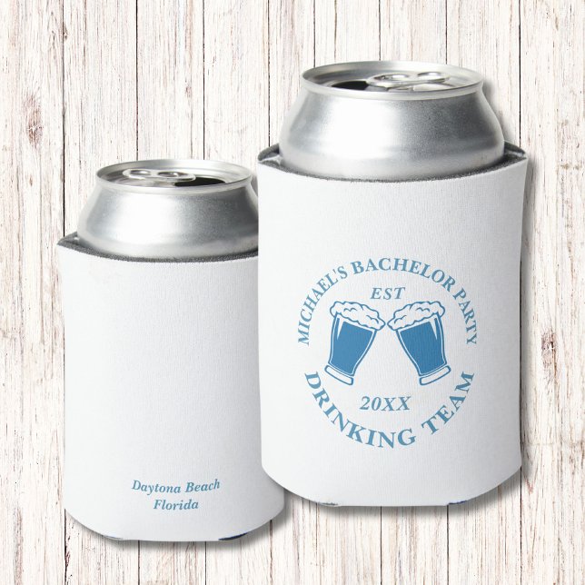 Personalised Can Cooler | Drinking Team Bachelor (Creator Uploaded)