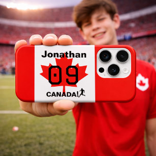 Personalised Canada Athletic Team Gift iPhone 15 Pro Case