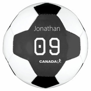 Personalised Canada Athletic Team Gift Soccer Ball