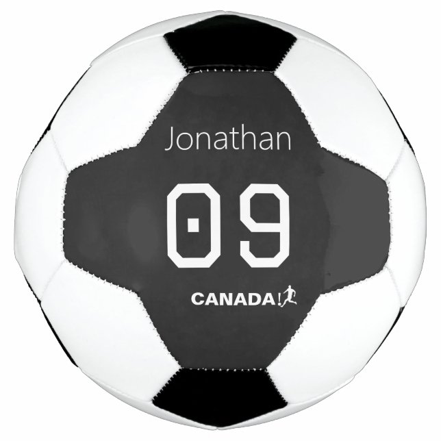 Personalised Canada Athletic Team Gift Soccer Ball (Front)
