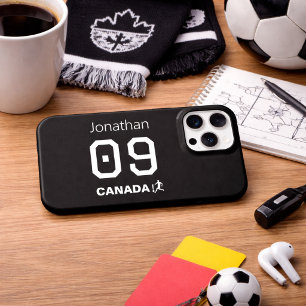 Personalised Canada Soccer Athlete Gift iPhone 15 Pro Case