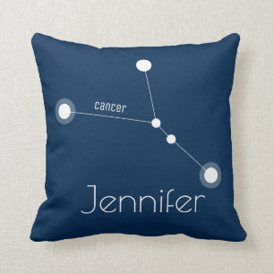 Personalised Cancer Zodiac Constellation Cushion
