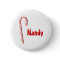 Personalised Candy Cane Button