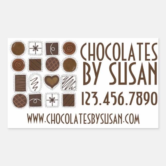 Personalised Candy Chocolates Made By Stickers (Front)