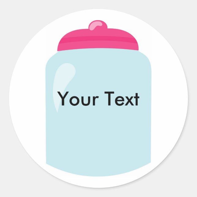 Personalised Candy Jar Sticker (Front)