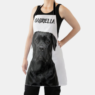 Personalised Cane Corso Guardian Dog Photo Apron