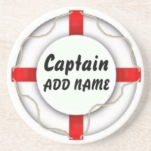Personalised Captain Coaster