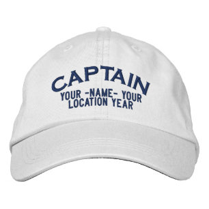 Personalised Captain Hat