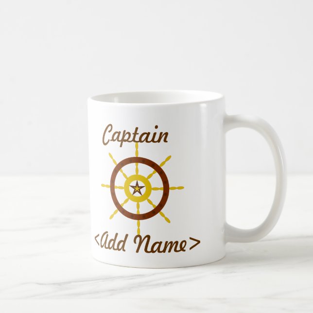 Personalised Captain Mug (Right)