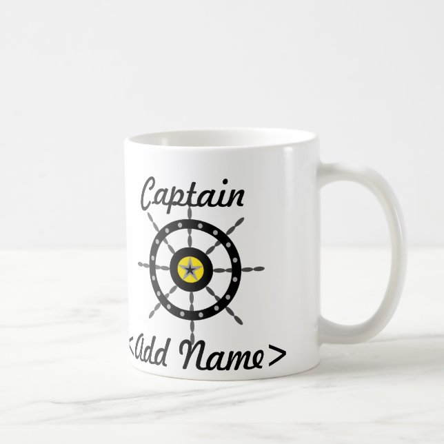 Personalised Captain Mug (Right)
