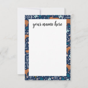 Personalised Capybara Notecards