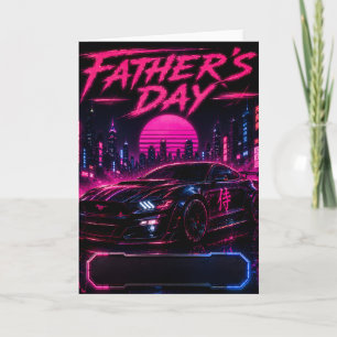 Personalised Car Lover Dad Greeting Card