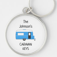 Personalised Caravan Keys name