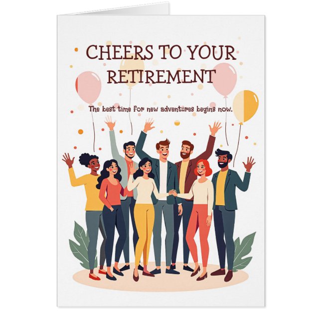 Personalised Card – Farewell Colleagues (Front)