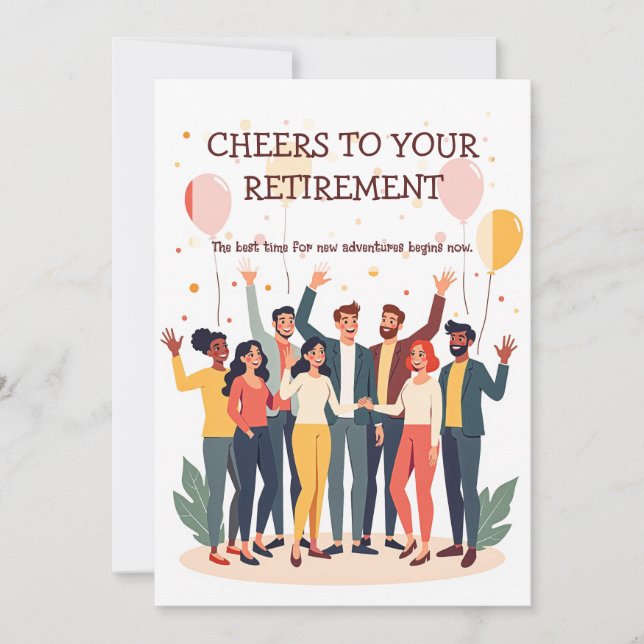Personalised Card – Farewell Colleagues (Front)