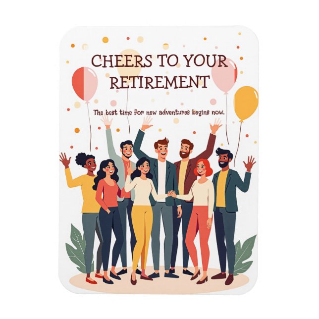 Personalised Card – Farewell Colleagues Magnet (Vertical)