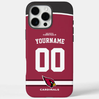 Personalised Cardinals Jersey American Football iPhone 16 Pro Max Case