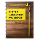 Personalised Carpentry Notebook