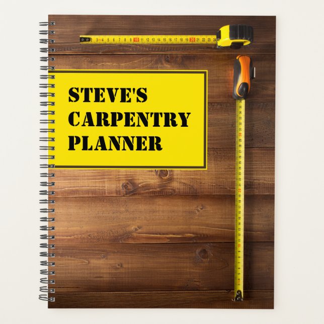 Personalised Carpentry Planner (Front)