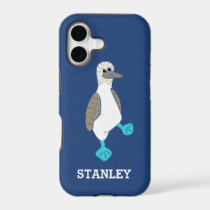 Personalised Cartoon Blue-Footed Booby Bird