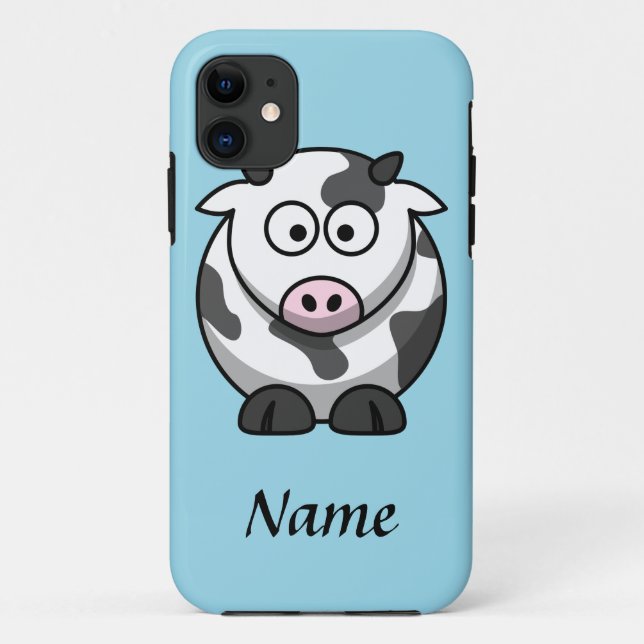 Personalised Cartoon Cow Case-Mate iPhone Case (Back)