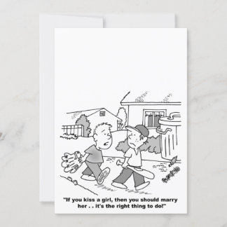 Personalised Cartoon Wedding Invitations