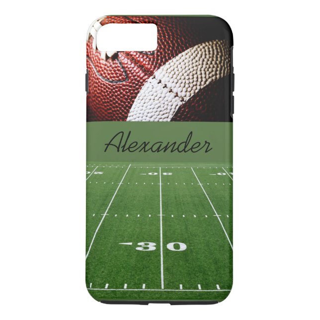 Personalised Case-iPhone 7 Plus/Football and Field Case-Mate iPhone Case (Back)
