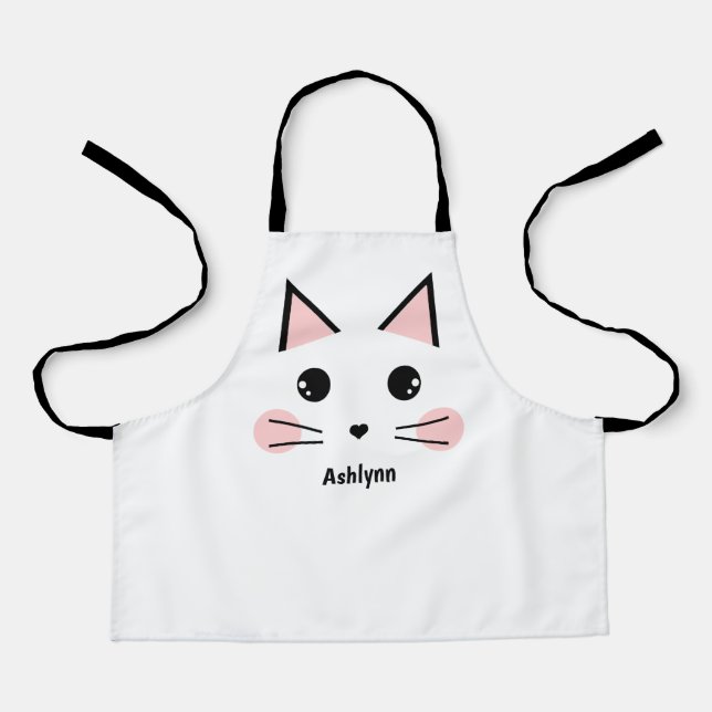 Personalised Cat Apron (Front)