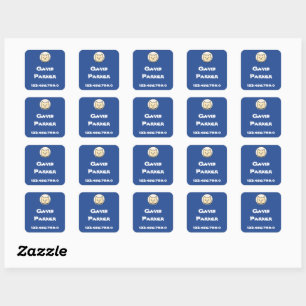 Personalised Cat Astronaut Name Label Sticker