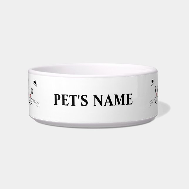 Personalised Cat Bowl (Front)