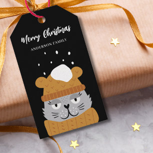 Personalised Cat Christmas Gift Tags