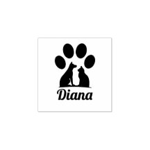 Personalised Cat & Dog Paw Print