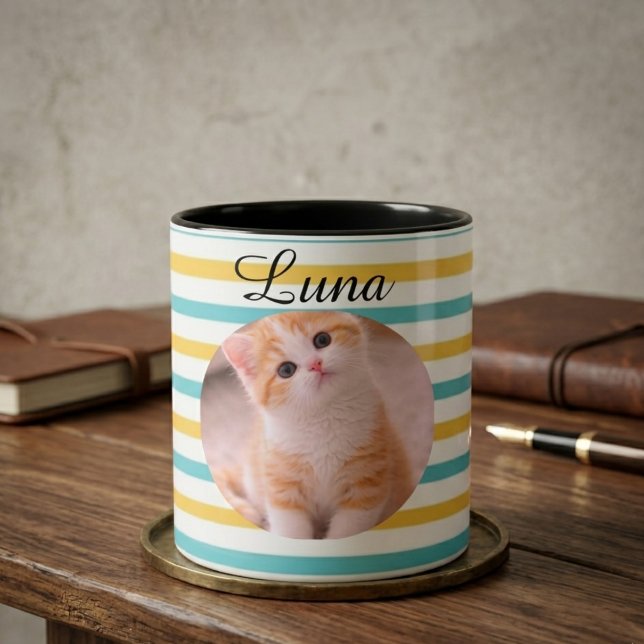 Personalised Cat Name Mug Funny Gift for Cat Lover (Creator Uploaded)