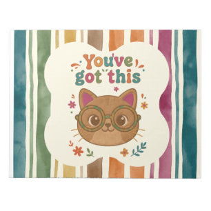 Personalised Cat Notebook School Journal Notepad