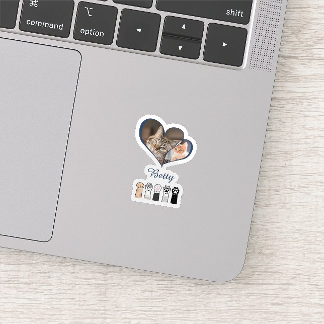 Personalised Cat Photo Mug with Custom Name (Detail)