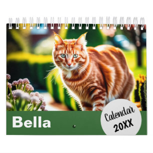 Personalised Cat Photos Pet Year Create Your Own Calendar
