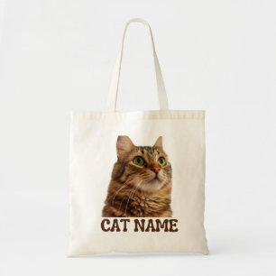 Personalised Cat Tote Bag with Photo Custom Cat
