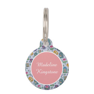 Personalised Cats Beauty and the Beast Book Girl Pet Tag