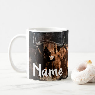 Personalised Cattle Ranch Farm Design Coffee Mug