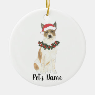 Personalised Cattledog Heeler (Red & White) Ceramic Ornament