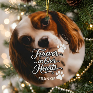 Personalised Cavalier King Charles Pet Memorial Ceramic Ornament