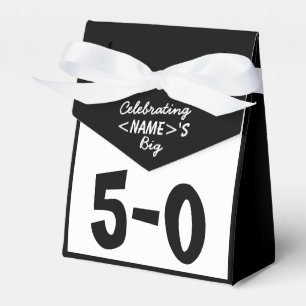Personalised Celebrating 50th Birthday Favour Box